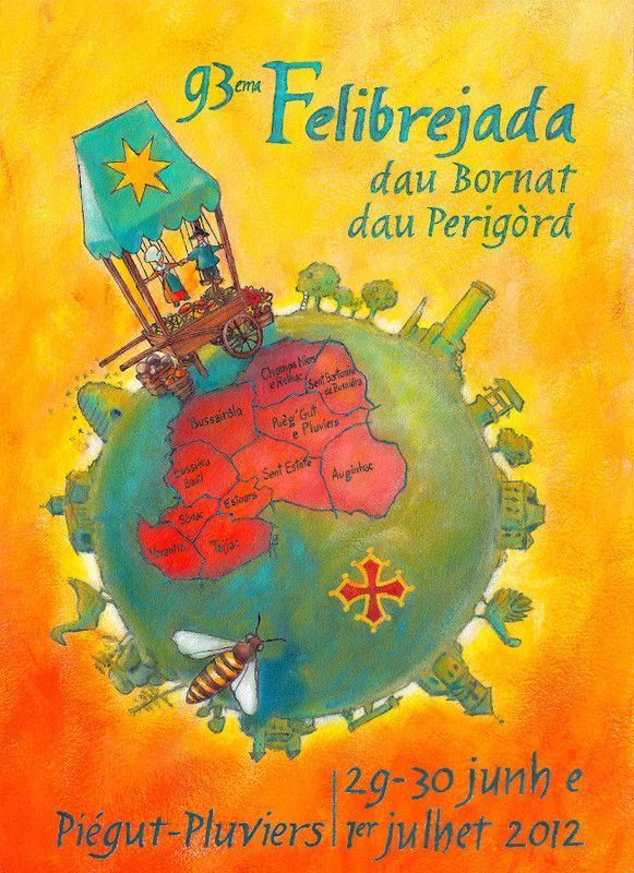 L'AFFICHE DE LA 93°FELIBREE DE PIEGUT/PLUVIERS EN PERIGORD!